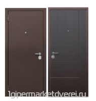 Входная металлическая дверь Тайга 7 см Мини 1800/1900 Венге производителя E-Trade